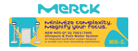 Merck KGaA / MilliporeSigma - Milli-Q IQ 7003/05/10/15 Ultrapure and Pure Lab Water Purification System